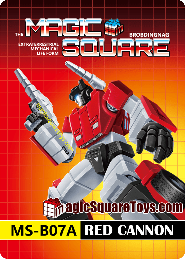 MS-B07A Red Cannon (Recolor) - Toys Magic Square
