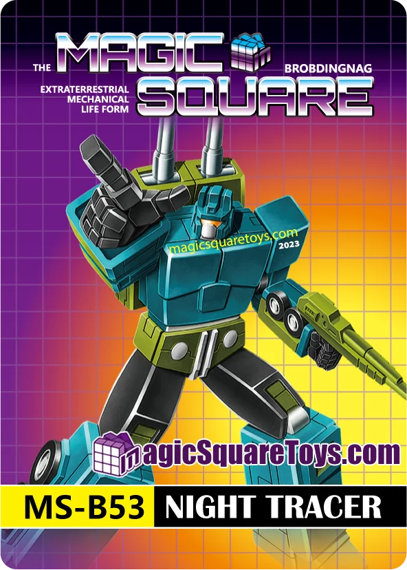 Magic Square Toys MS-B52 Night Tracer, Transformers Onslaught homage, the captain of the Combaticons / Bruticus homage.